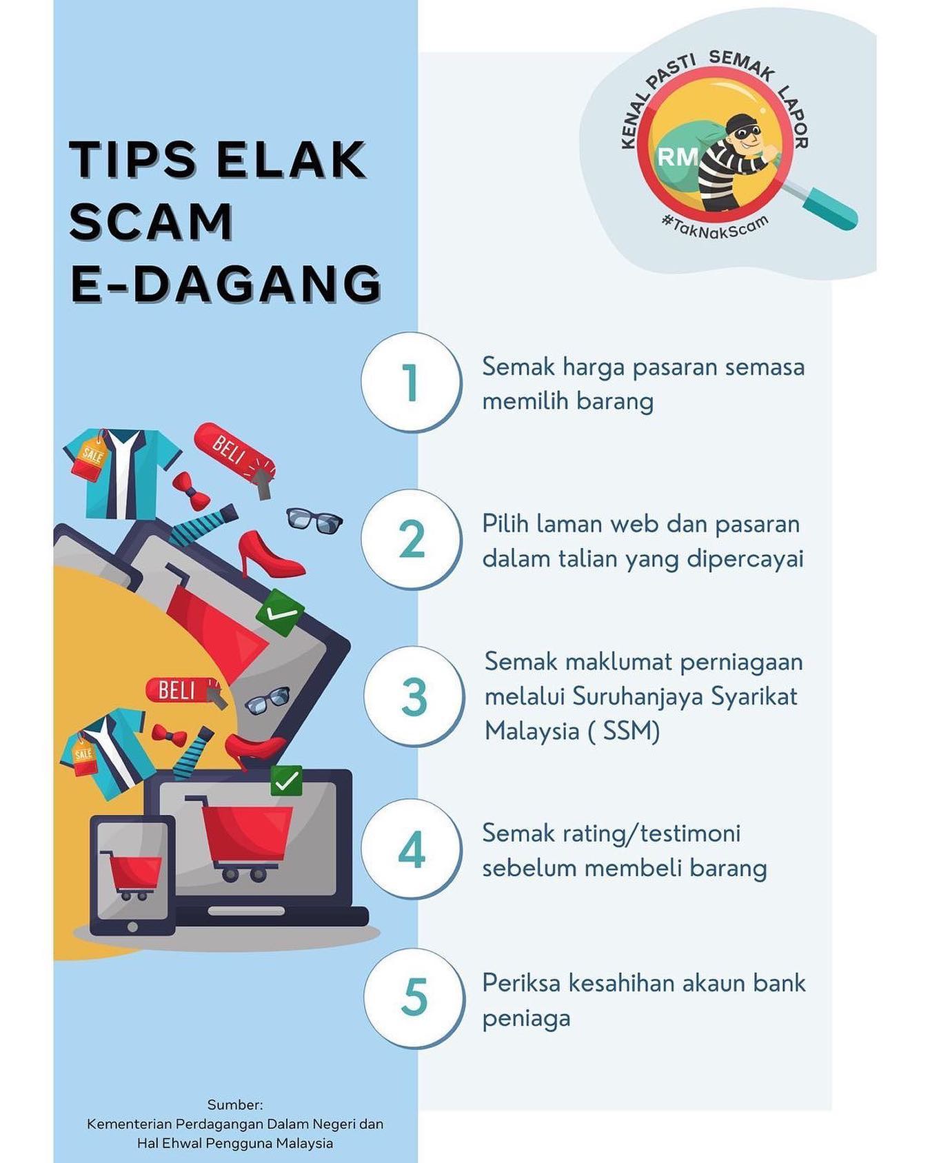 Tips Elak Scam